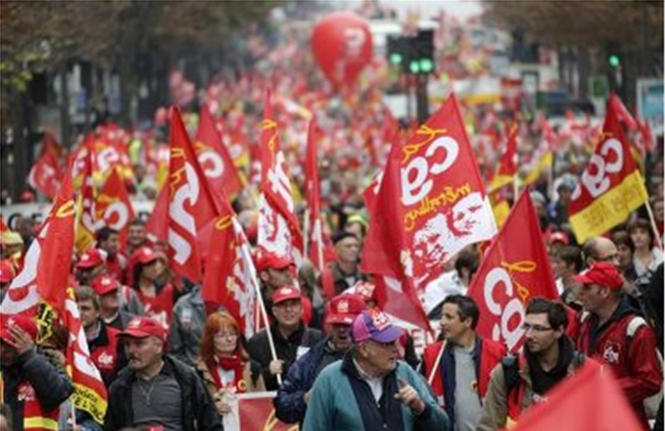Διαδηλώσεις κατά του Μακρόν και της εργασιακής μεταρρύθμισης στην Γαλλία